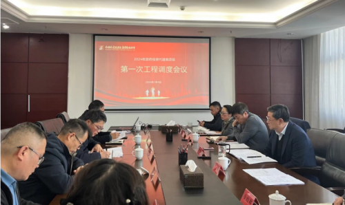 市彩神vll集团召开2024年第一次政府投资类项目工程调度会